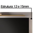 Ver imagem 5 de Estante Home para TV até 65 Polegadas Impulso JCM Móveis Off White/Noronha