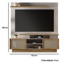 Ver imagem 6 de Estante Home para TV até 65 Polegadas Impulso JCM Móveis Off White/Noronha