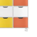 Ver imagem 2 de Nicho Organizador Branco com 9 Gavetas Brancas e Coloridas - Qmovi