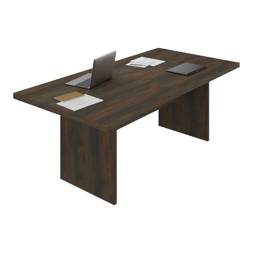 Mesa de Escritório 200cm para Reunião com Tampo 30mm Multimóveis Cr25281 - 1