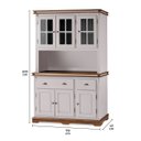 Ver imagem 6 de Cristaleira Arca e Oratório 6 Portas 2 Gavetas Manchester 2003 Linz Móveis