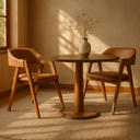 Ver imagem 1 de Kit 2 Cadeiras de Jantar Madeira Maciça Estofada Courino