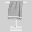 Ver imagem 5 de Porta Toalha Lavabo Branco de Bancada Suporte Toalha Nice