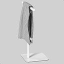 Ver imagem 3 de Porta Toalha Lavabo Branco de Bancada Suporte Toalha Nice