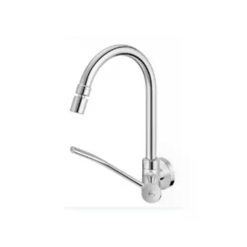 Torneira para Cozinha de Parede com Alavanca Bica Móvel Benefit Cromado - Docol - 1