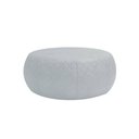 Ver imagem 1 de Puff Cleo 105cm Trêsse Corano Branco - Gran Belo Decor