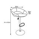Ver imagem 2 de Kit 02 Banquetas Estofadas Lux com Regulagem - Facthus