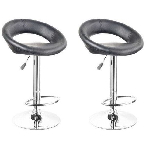 Kit 02 Banquetas Estofadas Lux com Regulagem - Facthus