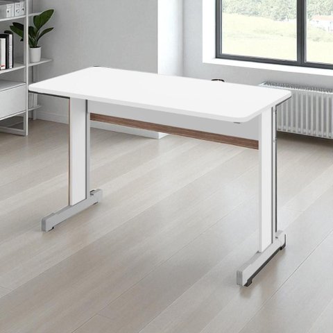 Escrivaninha Master 1.0 Euro Branco sem Gavetas