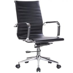 Kit 2 Cadeiras Giratórias para Escritório Resolute Office Preto - Lyam Decor - 2