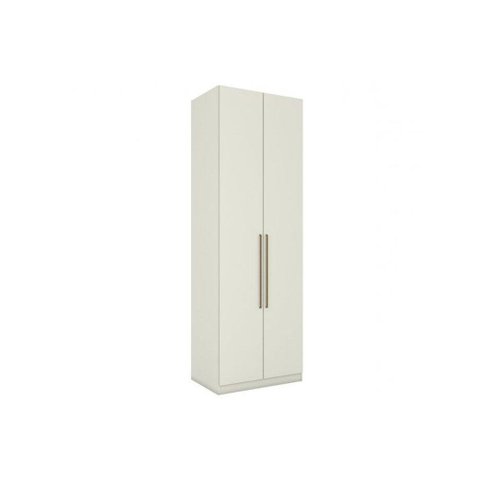 Módulo de Quarto Solteiro Guarda Roupa Mc08 Seletto C/ 2 Portas Areia - Henn