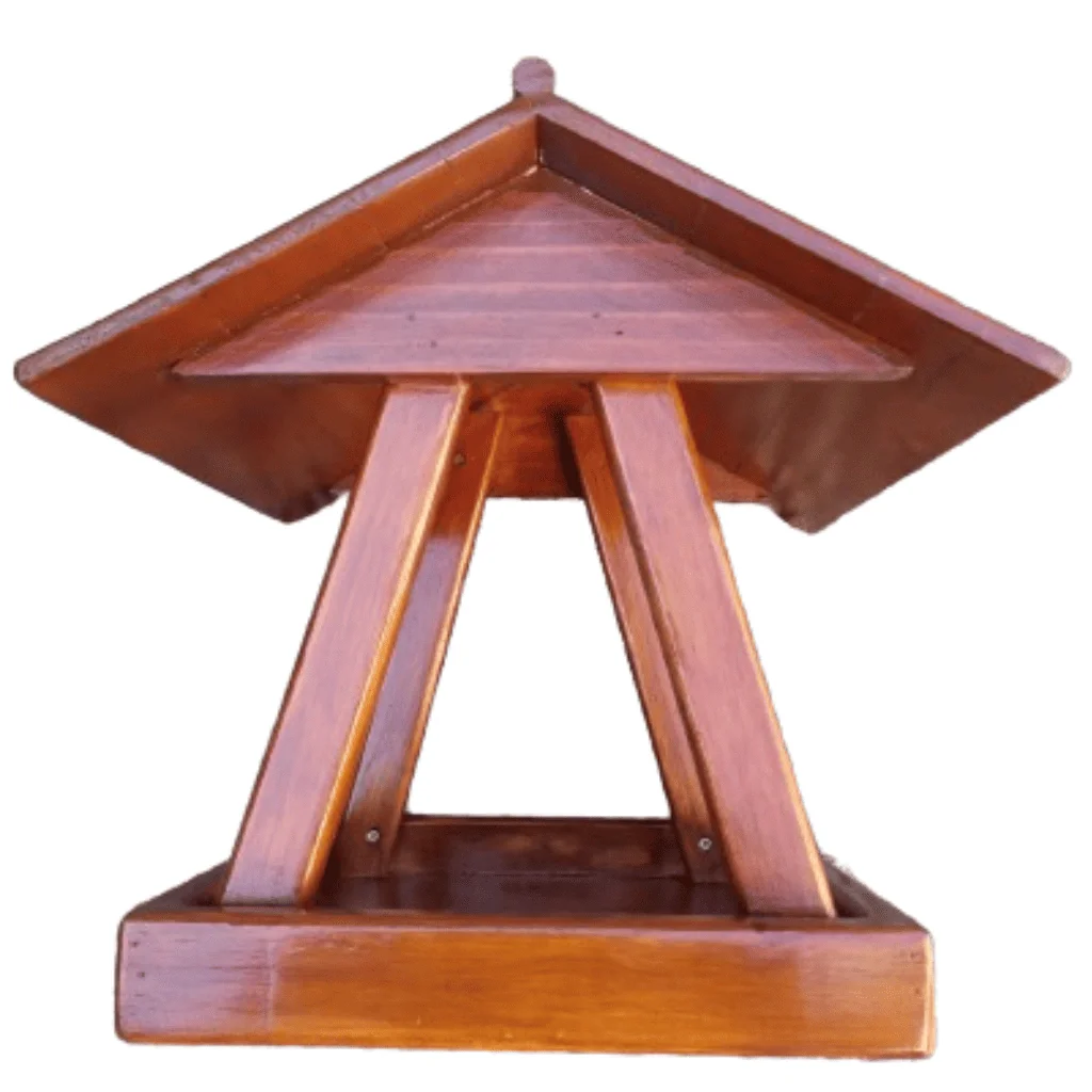 Ver mais imagens de Comedouro P/ Aves Tratador de Pássaros em Madeira C/ Verniz