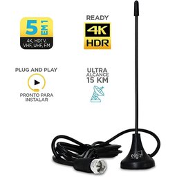 Antena Digital Interna HDTV1300I - ELG - 2 Antena Digital Interna HDTV1300I - ELG - 2