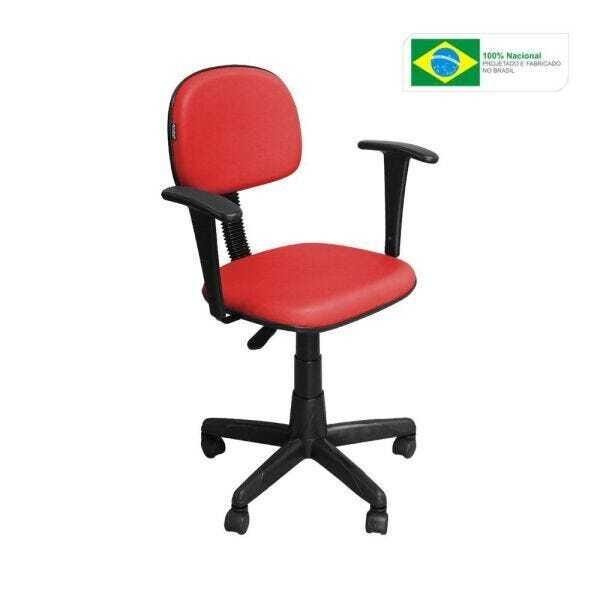 Cadeira de Escritório Cs-02Bt Couro - Pethiflex - 2