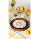 Ver imagem 2 de Kit Queijeira + Manteigueira + Meleira + Açucareiro de Cristal Martelado Lyor
