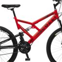 Ver imagem 3 de Bicicleta Aro 26 Full-s GPS Aero Freio a Disco Vermelho - Colli Bikes