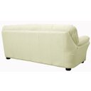 Ver imagem 2 de Sofá 3 Lugares Laura 2,12M Couro Off White - Gran Belo