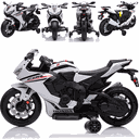 Ver imagem 3 de Moto Eletrica Infantil Zippy Toys Honda Cbr 1000rr 6v Branca
