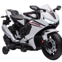Ver imagem 1 de Moto Eletrica Infantil Zippy Toys Honda Cbr 1000rr 6v Branca