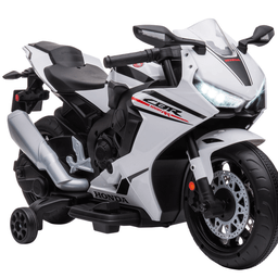 Moto Eletrica Infantil Zippy Toys Honda Cbr 1000rr 6v Branca - 1