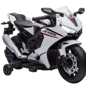 Moto Eletrica Infantil Zippy Toys Honda Cbr 1000rr 6v Branca