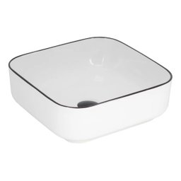 Cuba Apoio Evier Agata Quadrada Lavabo Banheiro 39x39x14 - 3