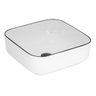 Cuba Apoio Evier Agata Quadrada Lavabo Banheiro 39x39x14 - 3