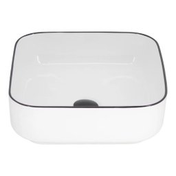 Cuba Apoio Evier Agata Quadrada Lavabo Banheiro 39x39x14 - 4