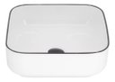 Ver imagem 4 de Cuba Apoio Evier Agata Quadrada Lavabo Banheiro 39x39x14
