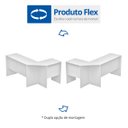 Ver imagem 6 de Mesa para Escritório em L BHO 08 Office 164,8cm BRV Móveis Branca