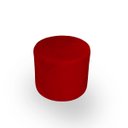 Ver imagem 4 de Puff Cilindríco para Sala e Escritório Confortável e Reforçada Veludo