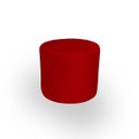 Ver imagem 1 de Puff Cilindríco para Sala e Escritório Confortável e Reforçada Veludo