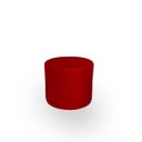 Ver imagem 3 de Puff Cilindríco para Sala e Escritório Confortável e Reforçada Veludo