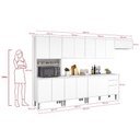 Ver imagem 3 de Cozinha Nina 6 Módulos Amêndoa Clean/branco