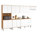 Ver imagem 4 de Cozinha Nina 6 Módulos Amêndoa Clean/branco