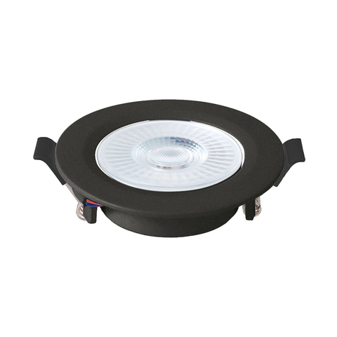 Spot de Led Embutir Alltop Mr11 Redondo 3w Preto Bivolt Taschibra 6500k Luz Fria