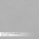 Ver imagem 4 de Sofá 3 Lugares Maggiore 2,20M Couro Branco - Gran Belo