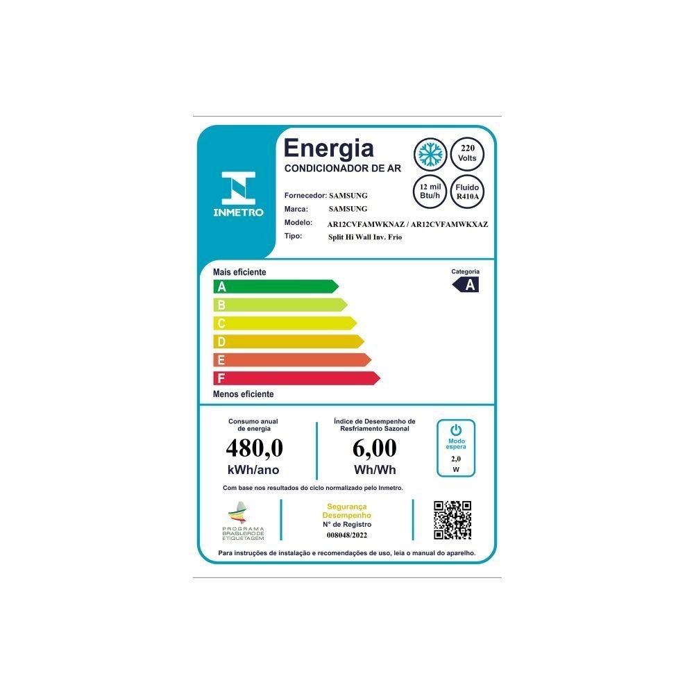 Ar Condicionado Samsung Windfree Connect 12000 Btu Frio 220v - 5