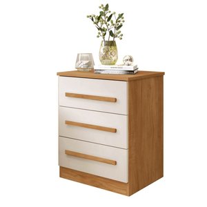 Mesa de Cabeceira Império 3 Gavetas - Benetil
