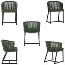 Ver imagem 5 de Mesa com 4 Cadeiras e Noronha Estofado 13 Trama Original Verde