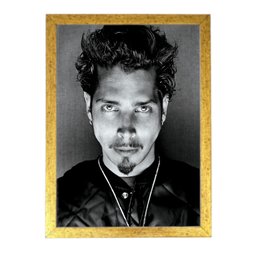 quadro poster com moldura grunge Chris Cornell d6364 - 1