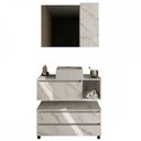 Ver imagem 3 de Conjunto Gabinete Banheiro 80cm Tecnomobili com Cuba e Espelheira