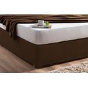 Ver imagem 1 de Capa Protetora para Cama Box Solteiro Saia Box Tabaco