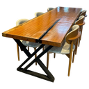 Ver imagem 2 de Mesa Orgânica em Prancha Madeira Nobre Maciça