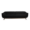 Ver imagem 1 de Sofá Boomer 2,60M Corano Preto - Gran Belo Decor
