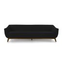 Ver imagem 2 de Sofá Boomer 2,10M Corano Preto - Gran Belo Decor