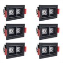 Ver imagem 1 de 6 Mini Spot Led Downlight Duplo Embutido Micro 3000k Bet56