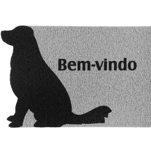 Capacho Vinil Pet Silhueta Cão 40cm x 60cm