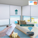 Ver imagem 1 de Persiana Rolo Blackout Automática com Bandô Comando de Voz Alexa Google