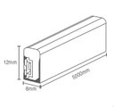 Ver imagem 3 de Fita Led Neon 12V Azul 5 Metros IP65 12W/m 120LED/m